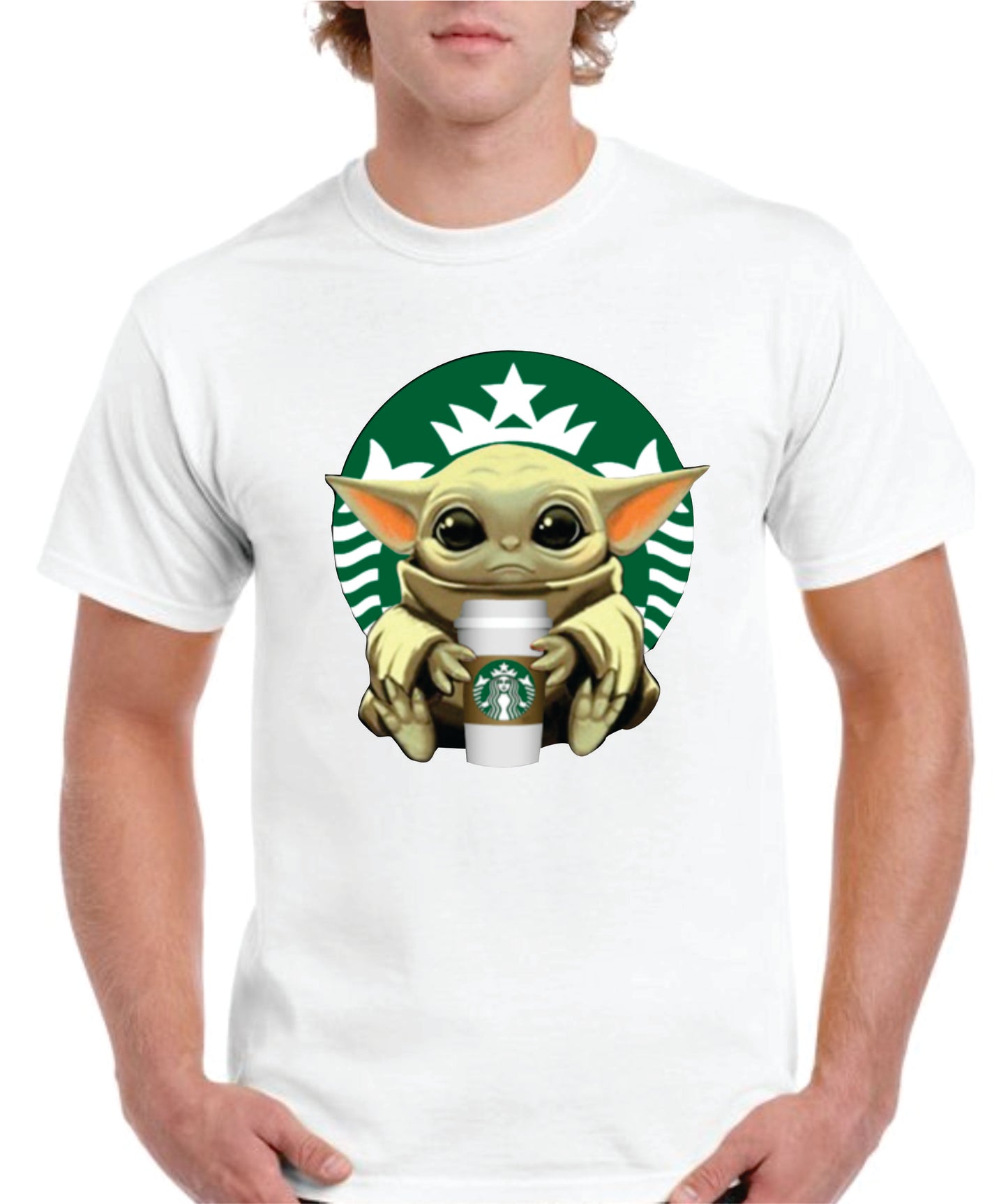 Baby Yoda Coffee Custom Graphic tee